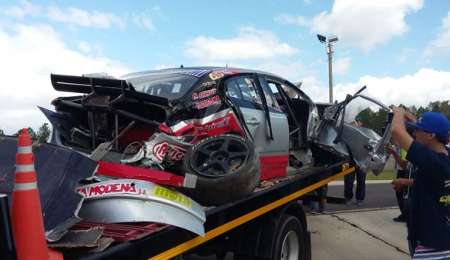 Carburando desde el lugar del accidente