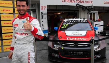 López triunfó bajo la lluvia