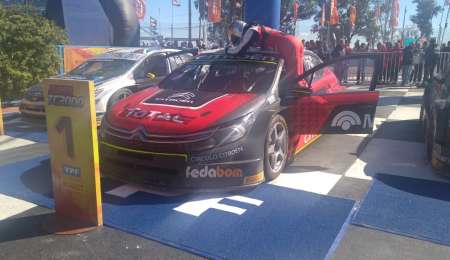 Chapur de visita en el equipo Citroën