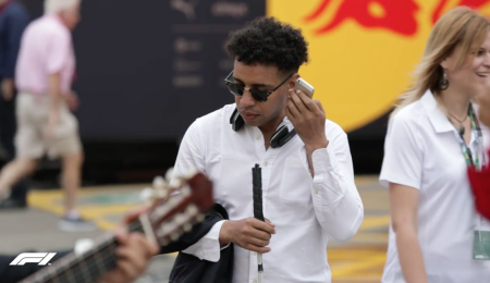 El ciego que cumplió su sueño de andar sobre un Fórmula 1