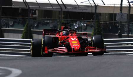 Leclerc encabezó el "1-2" de Ferrari en Mónaco