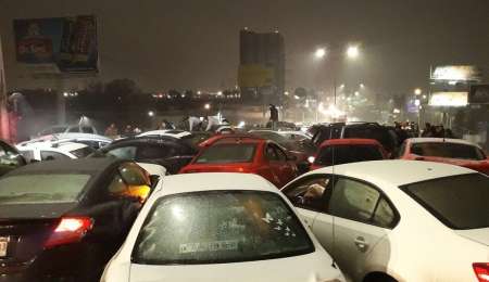 ¡Insólito choque entre 43 autos en México!