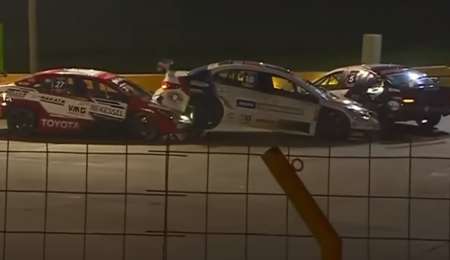 A bordo: El choque múltiple de la largada del sábado en Santa Fe