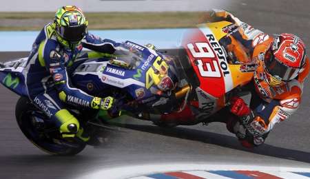 Todo entre Márquez y Rossi