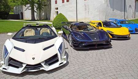 Suiza: la increíble subasta de autos de lujo confiscados 