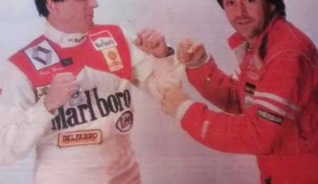 Y...alguna vez el "Flaco " Traverso tenía que transpirar