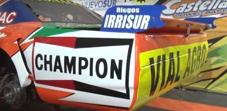 La Dodge de Castellano nuevamente impecable luego del golpe