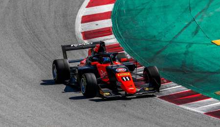 Positiva jornada de Colapinto en Barcelona