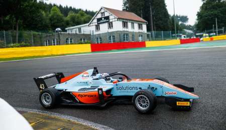 Colapinto y un sábado que terminó complicado en Spa