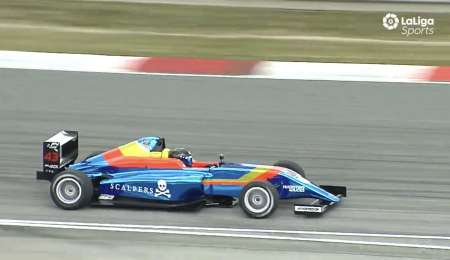 Colapinto cerró el fin de semana con 7° lugar en la F4 Española