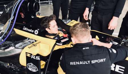 Fenestraz tuvo su primera experiencia en un Fórmula 1