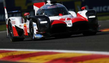 Pole del Toyota de "Pechito" López en Spa