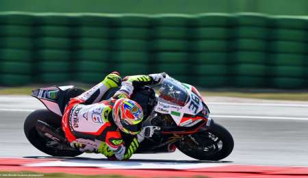 Mercado ensayó en Laguna Seca