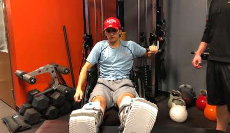 La primera foto de Pietro Fittipaldi después del accidente