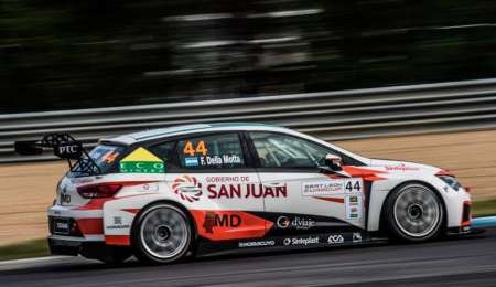 Della Motta octavo en Silverstone