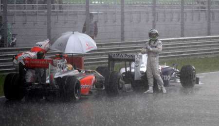 El GP de Malasia 2009: suspensión por lluvia y el helado de Kimi Raikkonen