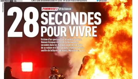 “28 segundos para vivir” la impactante tapa del diario L’Equipe