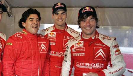 Los mensajes del deporte motor a Maradona