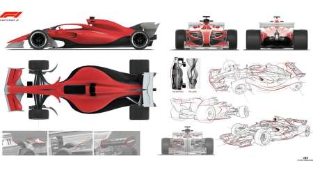 Los 3 diseños posibles para la F1 2021