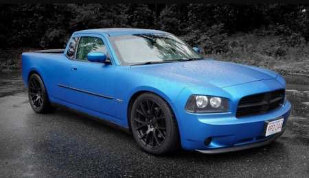 ¡Insólito¡ Transformó un Dodge Charger en pick-up