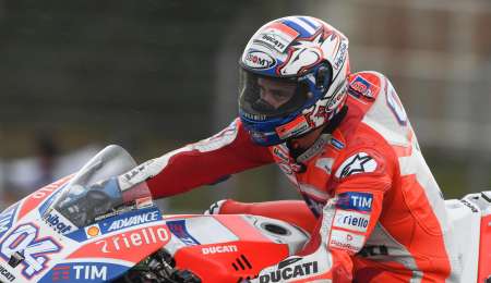 Dovizioso recuperó el nivel que perdió en Australia