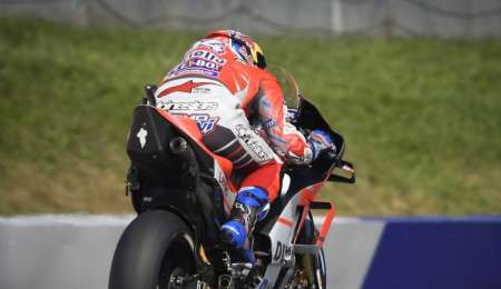 Dovizioso el más rápido del primer día en Austria