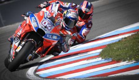 Dovizioso se lució en Brno y se quedó con la pole