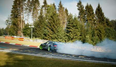 El campeón de drift se lució en Nordschleife