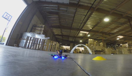 Espectacular carrera de drones