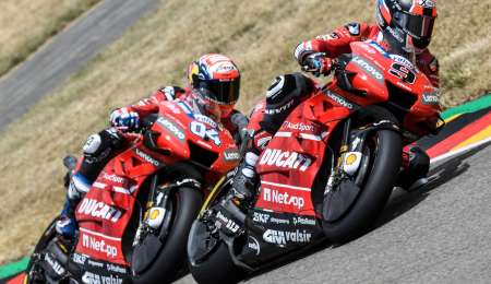 Ducati comienza las charlas de renovación con Dovizioso y Petrucci