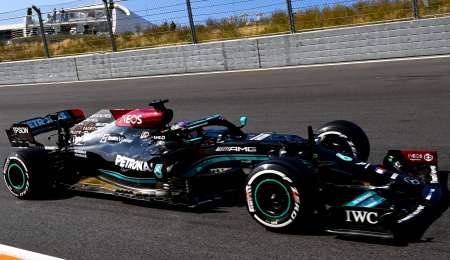 Hamilton lideró la FP1 en Zandvoort