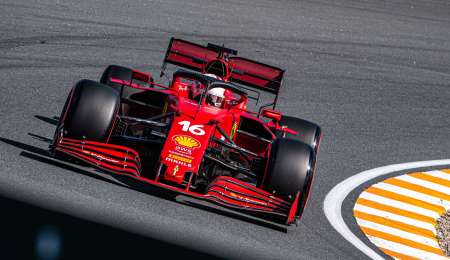 Leclerc encabezó el 1-2 de Ferrari en Zandvoort