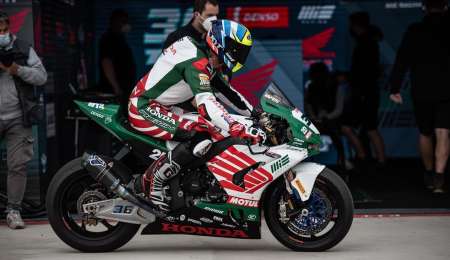 Tati Mercado probó antes de su vuelta al WorldSBK