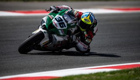 Tati Mercado entrenó en Magny-Cours