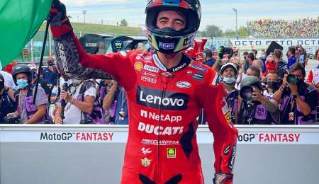 Bagnaia: "Sabía que iba a sufrir en el final"