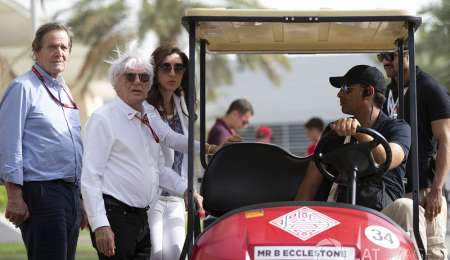 Ecclestone, de incógnito en Bahrein