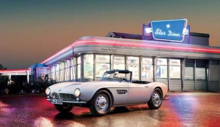 BMW restauró el 507 que condujo Elvis Presley