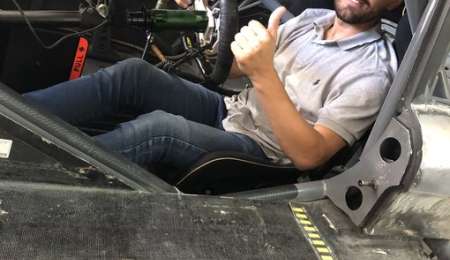 Josito Di Palma estuvo en el Maquin Parts y probó butaca