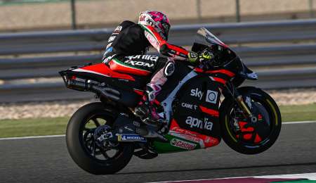 Aleix Espargaró comenzó adelante en la segunda del Moto GP