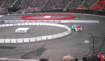 En su rico historial corrió hasta en un estadio de fútbol