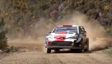 Elfyn Evans fue el más rápido en la previa del Rally de Portugal