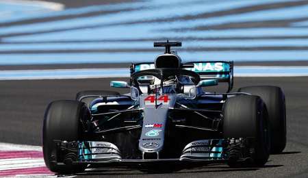 Hamilton dominó el viernes en Paul Ricard