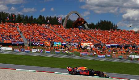 Un Fórmula 1 desde las alturas