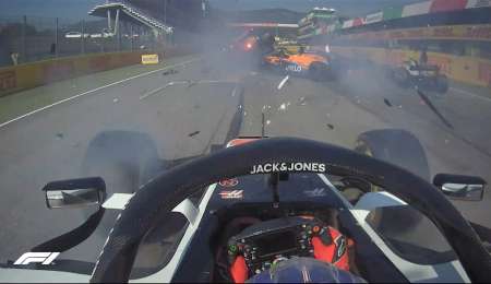 Caos en el arranque de la F1 en Mugello