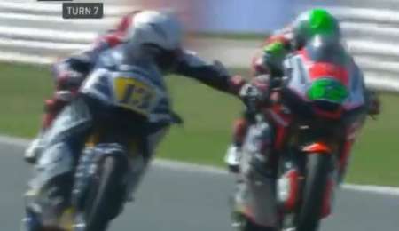 ¡Increíble! Le tocó el freno a su rival y tuvo una sanción ejemplar