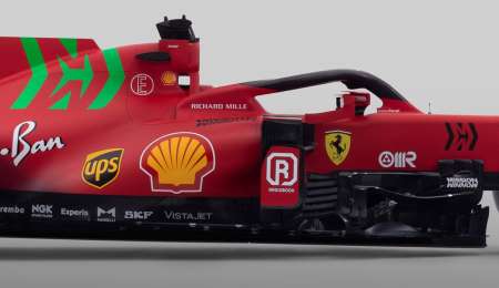 El sponsor de Ferrari explica las razones del logo verde
