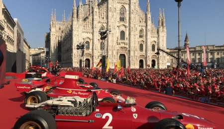 Ferrari festejó los 90 años en Milán