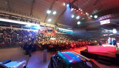 Los pilotos presentes en los festejos del Súper TC2000