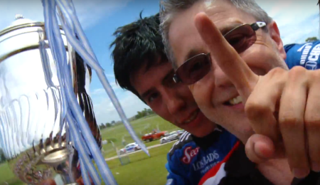 Los festejos del campeón