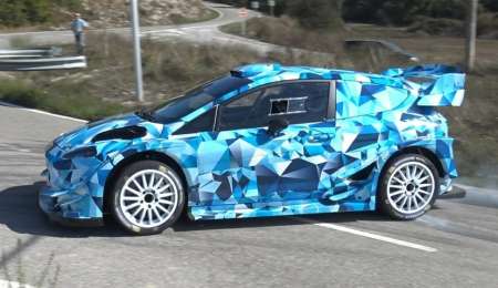Siguen las pruebas con el Ford Fiesta WRC 2017